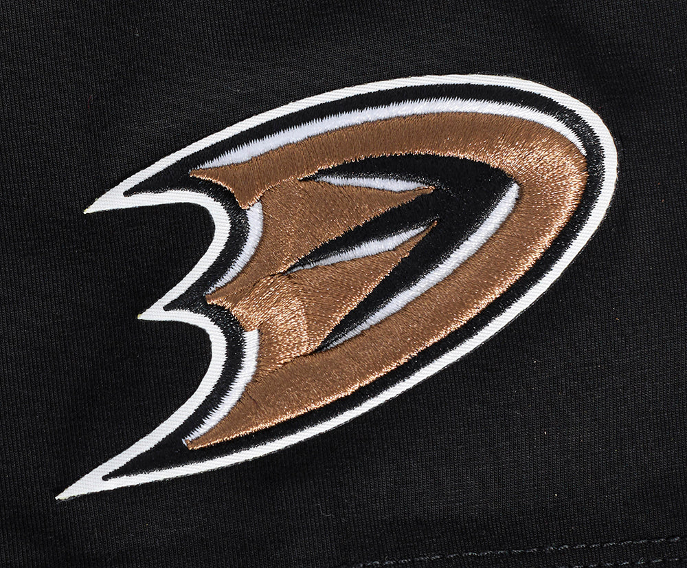 NHL ANAHEIM DUCKS CLASSIC WOMEN'S BOXY TEE (BLACK) - Image 8