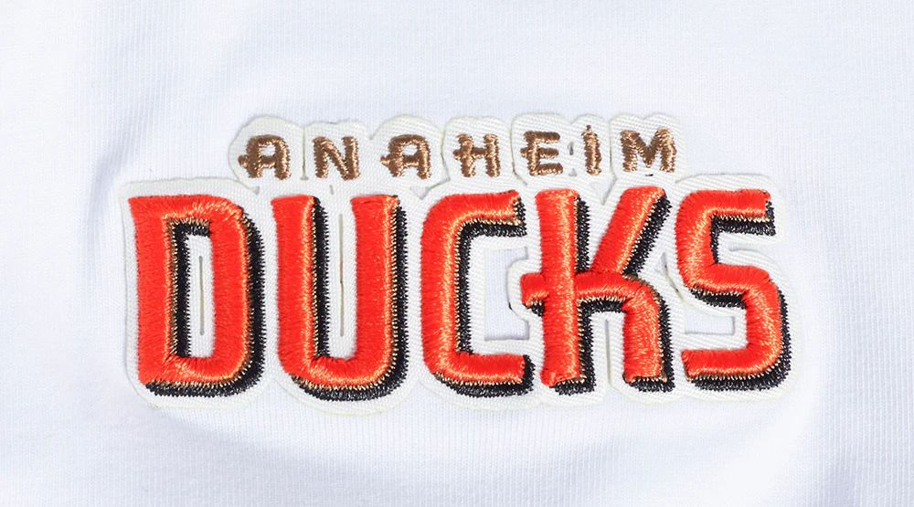NHL ANAHEIM DUCKS CLASSIC WOMEN'S BODYCON DRESS (WHITE) - Image 6