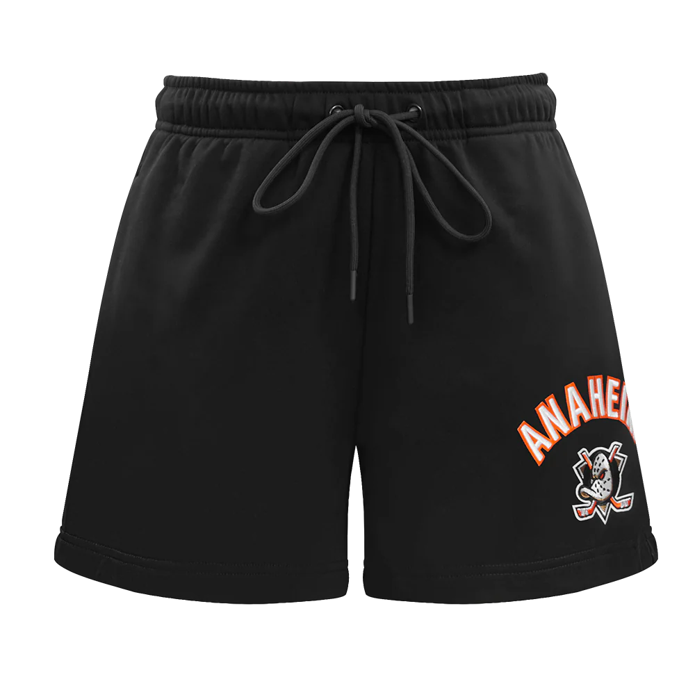 NHL ANAHEIM DUCKS CLASSIC WOMEN'S SHORT (BLACK) - Image 2