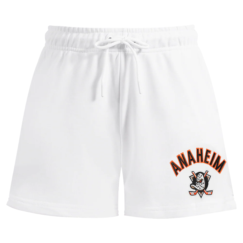 NHL ANAHEIM DUCKS CLASSIC WOMEN'S SHORT (WHITE) - Image 2