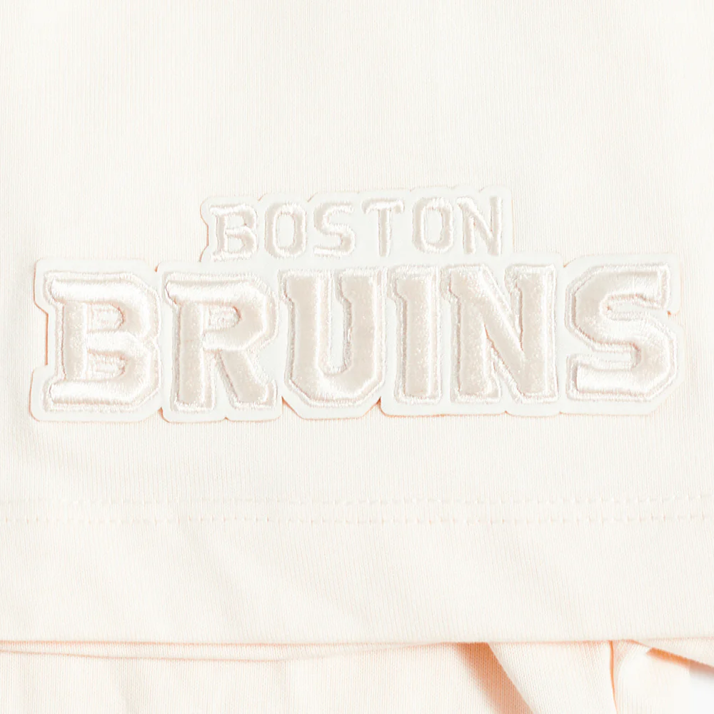 NHL BOSTON BRUINS NEUTRAL MEN'S DROP SHOULDER TEE (EGGSHELL) - Image 7