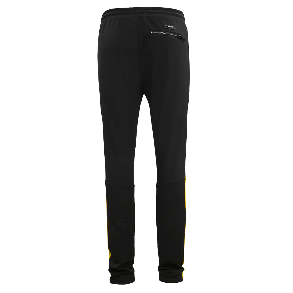 NHL BOSTON BRUINS CLASSIC CHENILLE MEN'S DK TRACK PANT (BLACK/YELLOW) - Image 3