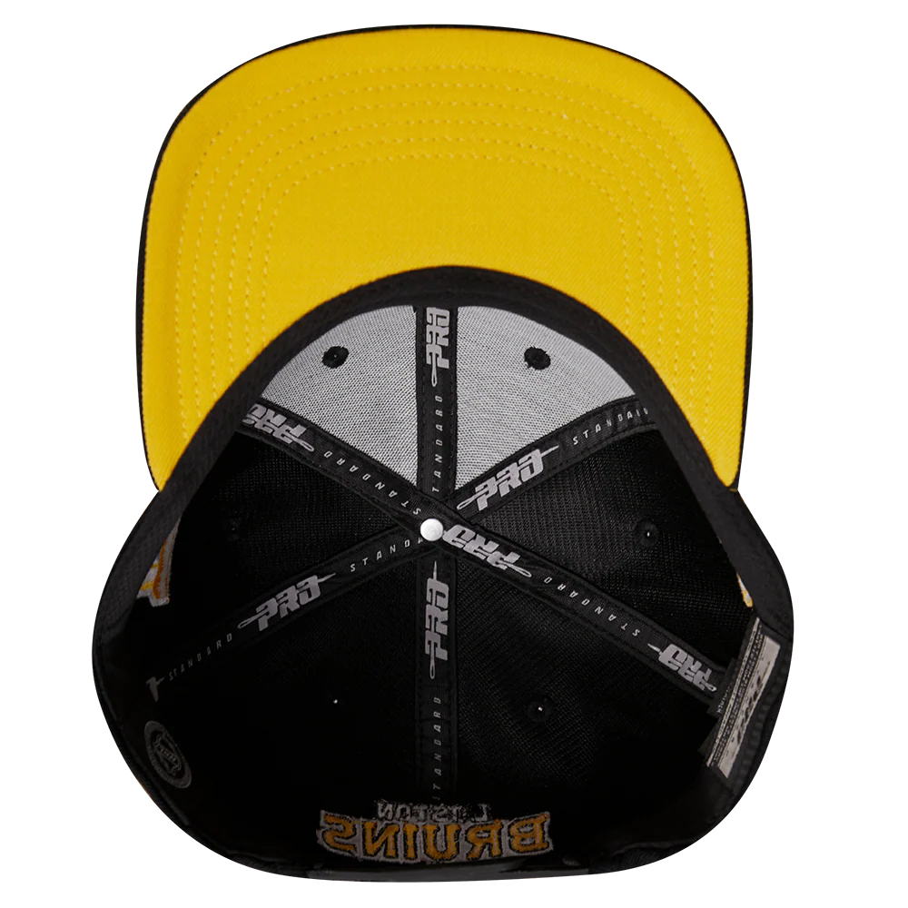NHL BOSTON BRUINS HYBRID WOOL SNAPBACK HAT (BLACK) - Image 6