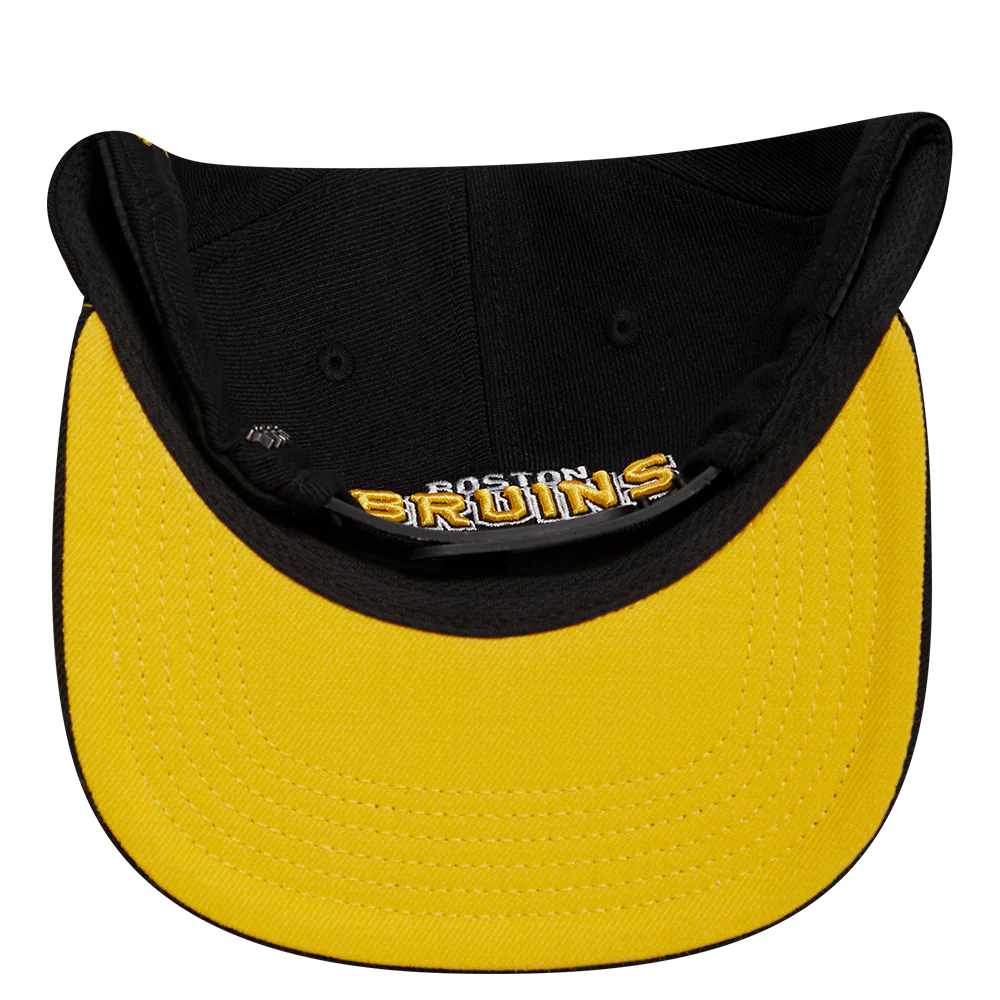 NHL BOSTON BRUINS HYBRID WOOL SNAPBACK HAT (BLACK) - Image 7