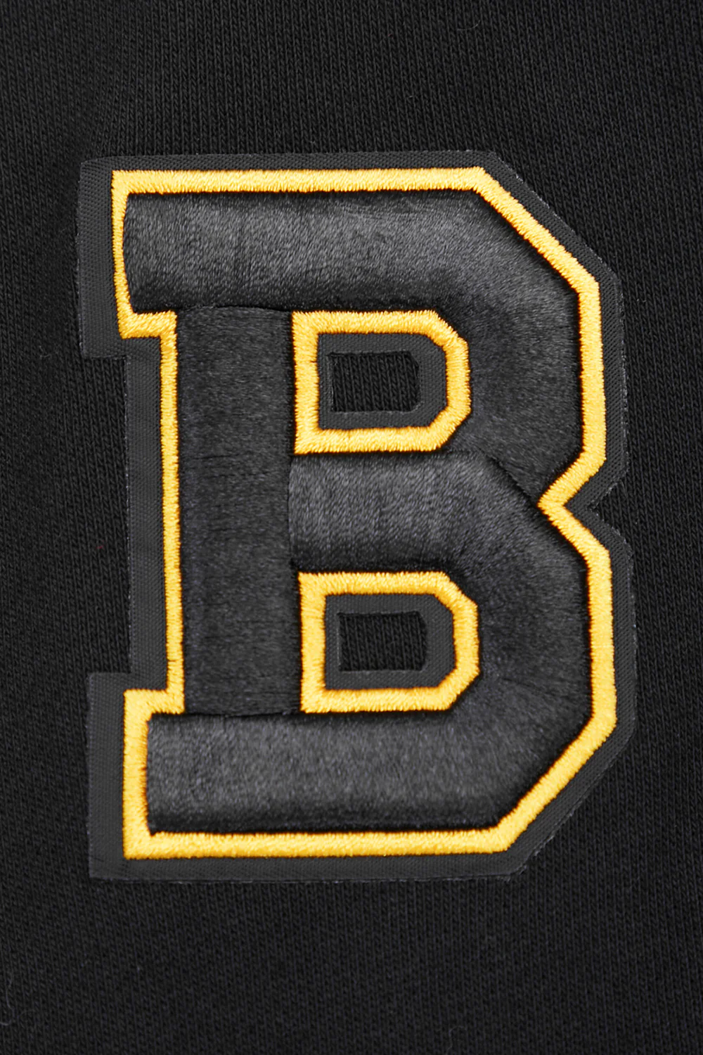 NHL BOSTON BRUINS RETRO CLASSIC WOMEN'S RIB CREWNECK (BLACK/YELLOW) - Image 5