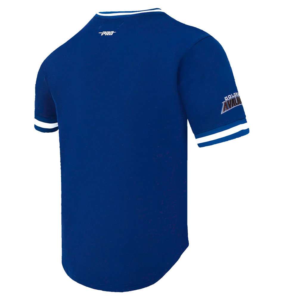 NHL COLORADO AVALANCHE CLASSIC CHENILLE MEN'S TEE (DODGER BLUE) - Image 4