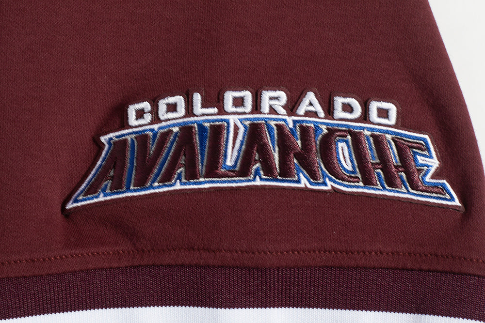 NHL COLORADO AVALANCHE CLASSIC CHENILLE MEN'S TEE (WINE) - Image 7