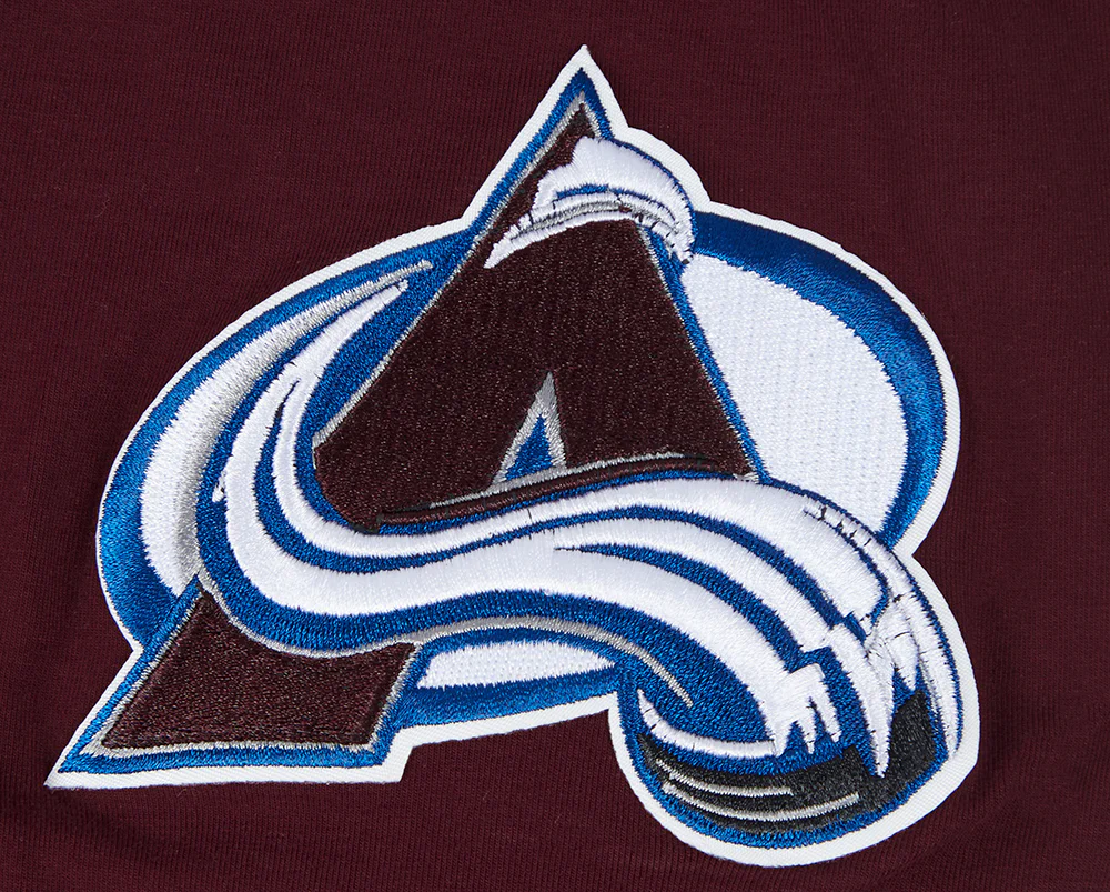 NHL COLORADO AVALANCHE CLASSIC CHENILLE MEN'S   TEE (WINE) - Image 5