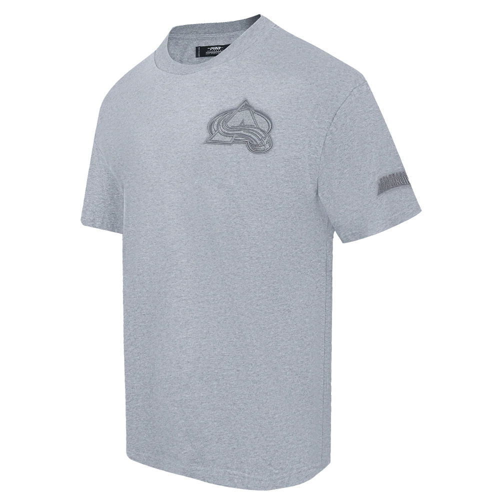 NHL COLORADO AVALANCHE NEUTRAL MEN'S DROP SHOULDER TEE (DARK HEATHER GRAY) - Image 2
