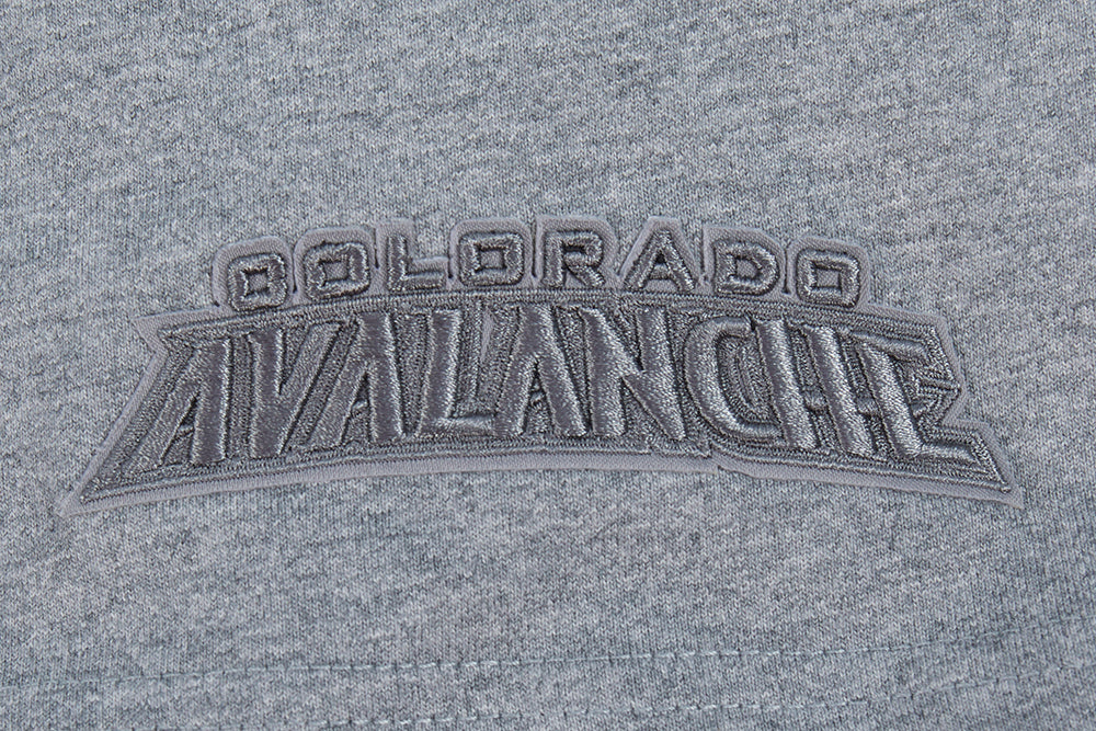 NHL COLORADO AVALANCHE NEUTRAL MEN'S DROP SHOULDER TEE (DARK HEATHER GRAY) - Image 6