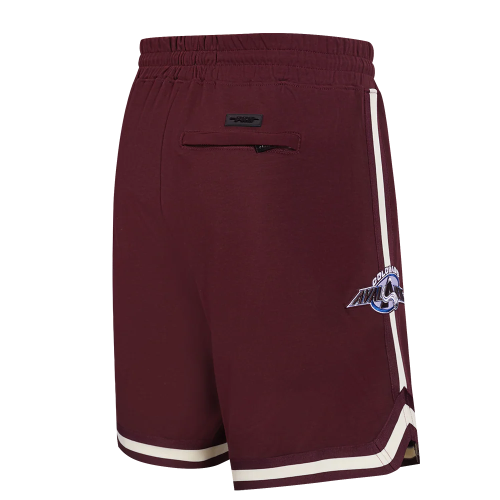 NHL COLORADO AVALANCHE CLASSIC CHENILLE MEN'S DK SHORT (WINE) - Image 3