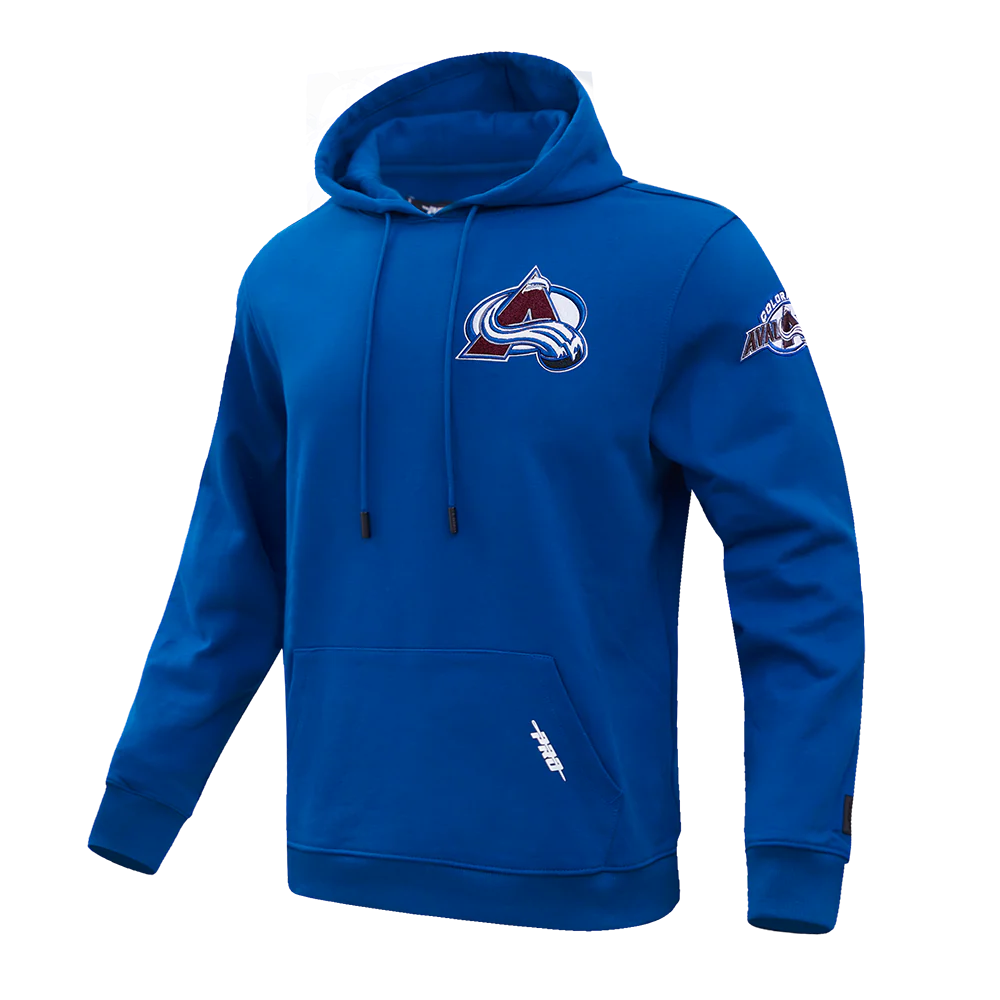NHL COLORADO AVALANCHE CLASSIC CHENILLE MEN'S PULLOVER HOODIE (DODGER BLUE) - Image 2