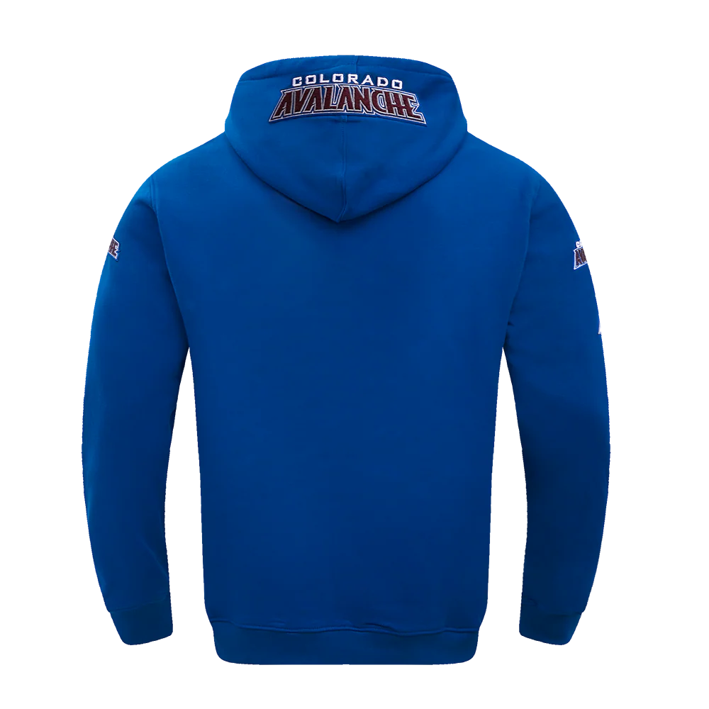 NHL COLORADO AVALANCHE CLASSIC CHENILLE MEN'S PULLOVER HOODIE (DODGER BLUE) - Image 4