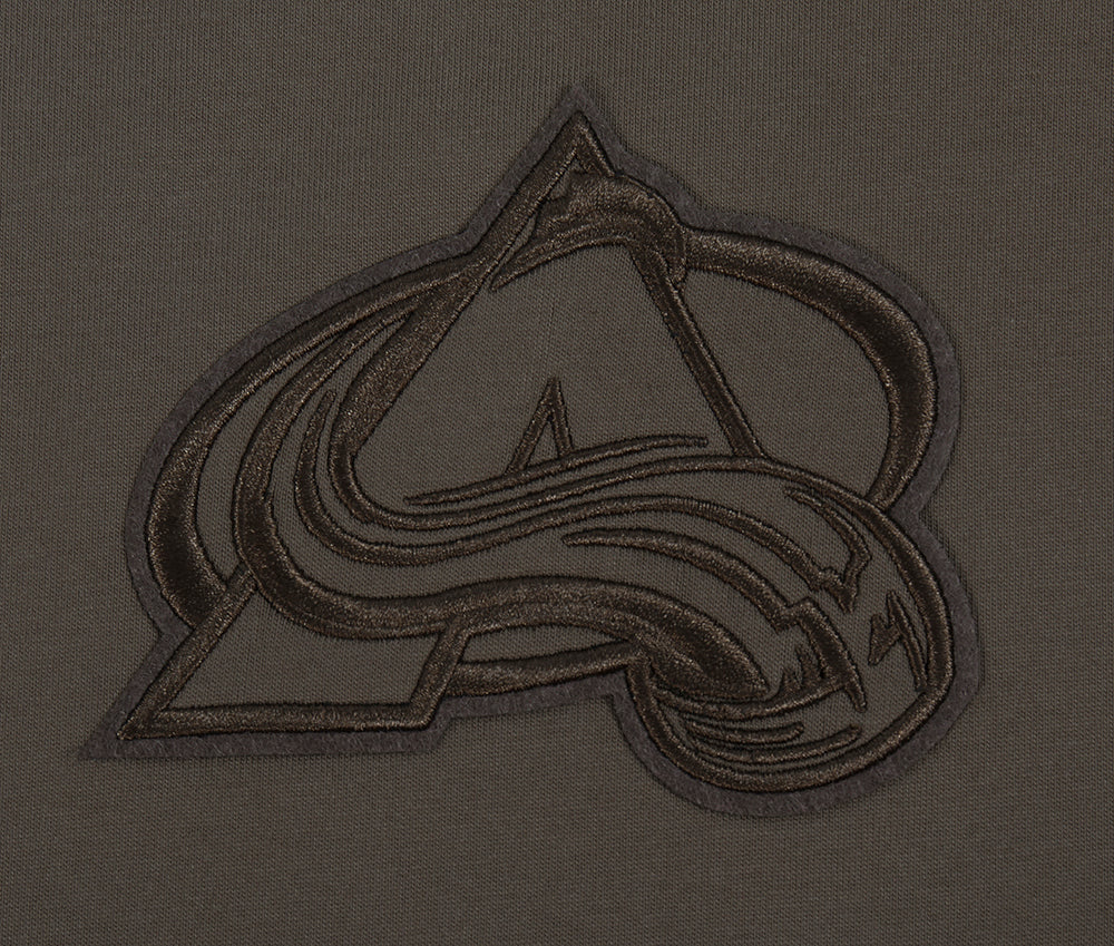 NHL COLORADO AVALANCHE NEUTRAL MEN'S DROP SHOULDER PULLOVER HOODIE (DARK TAUPE) - Image 10