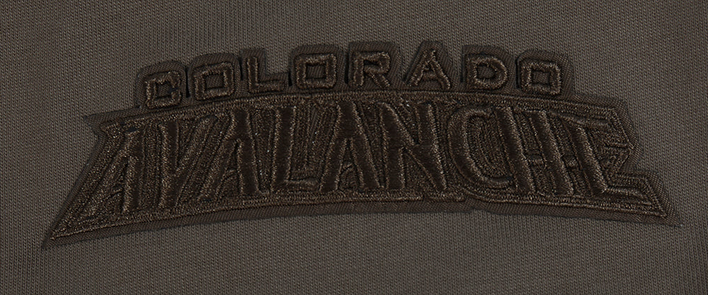 NHL COLORADO AVALANCHE NEUTRAL MEN'S DROP SHOULDER PULLOVER HOODIE (DARK TAUPE) - Image 9