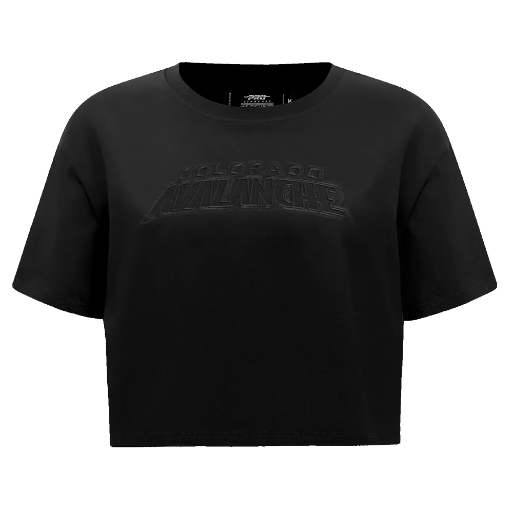 NHL COLORADO AVALANCHE NEUTRAL WOMEN'S BOXY TEE (BLACK)