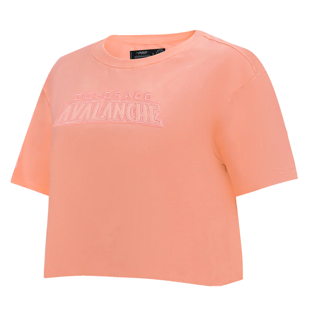 NHL COLORADO AVALANCHE NEUTRAL SINGLE JERSEY BOXY TEE (GUAVA) - Image 2