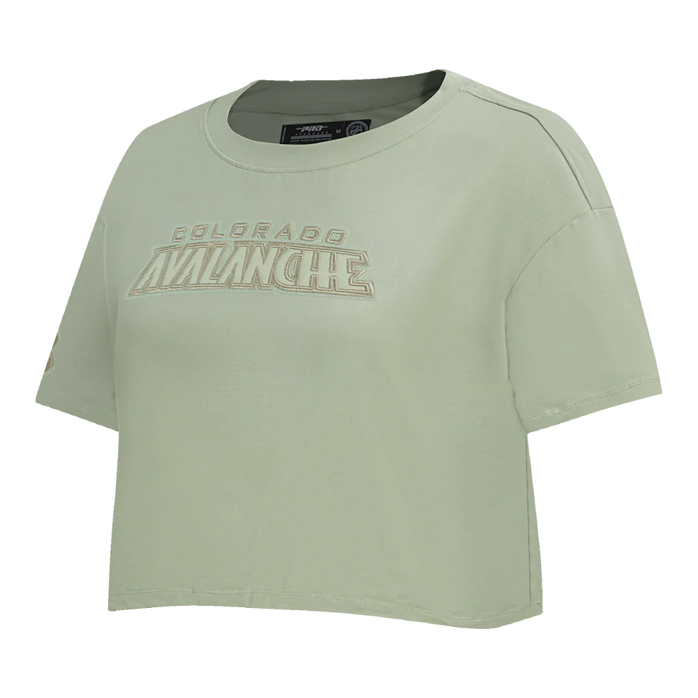 NHL COLORADO AVALANCHE NEUTRAL SINGLE JERSEY BOXY TEE (MOSS) - Image 2