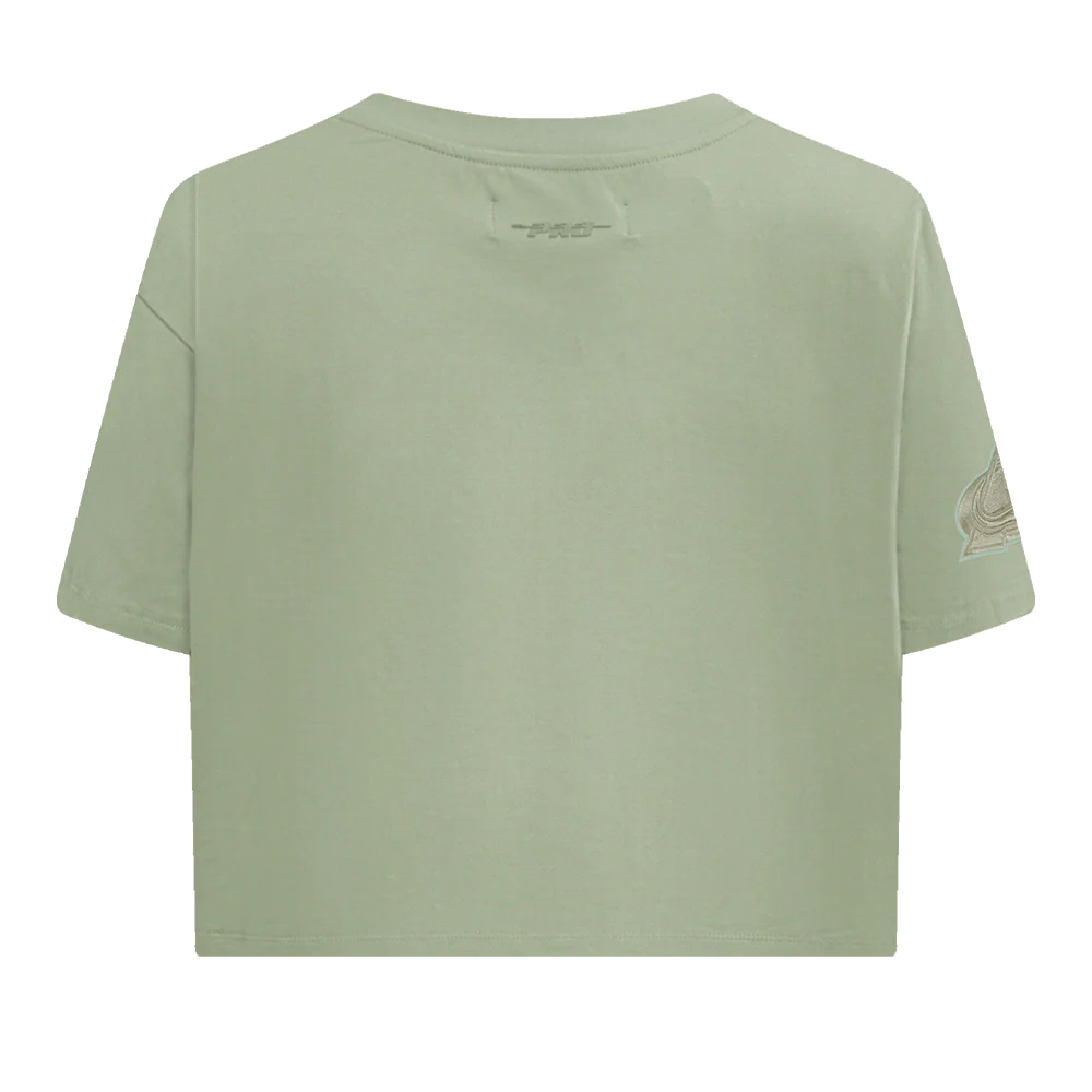NHL COLORADO AVALANCHE NEUTRAL SINGLE JERSEY BOXY TEE (MOSS) - Image 3