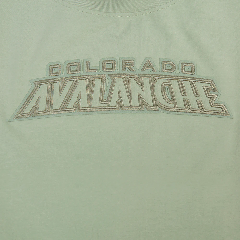 NHL COLORADO AVALANCHE NEUTRAL SINGLE JERSEY BOXY TEE (MOSS) - Image 6