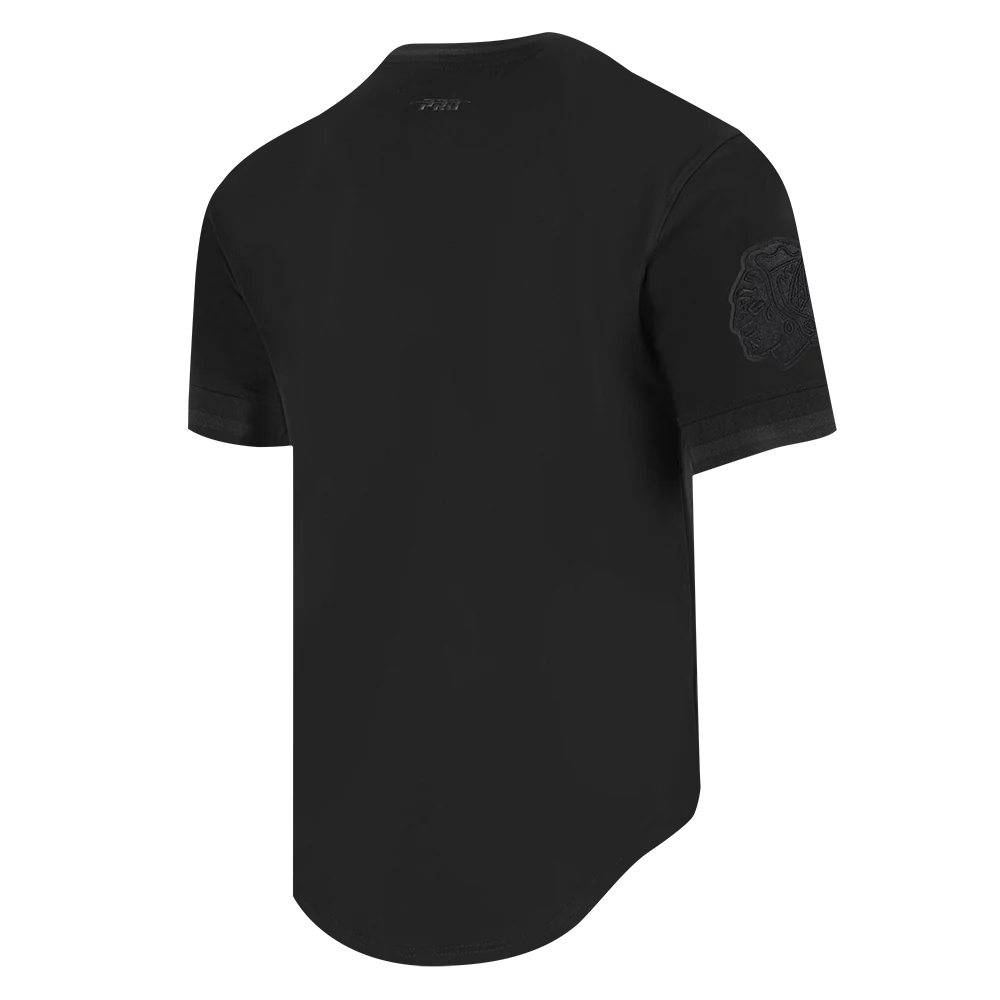 NHL CHICAGO BLACKHAWKS CLASSIC TRIPLE BLACK MEN'S DK TEE (TRIPLE BLACK) - Image 6