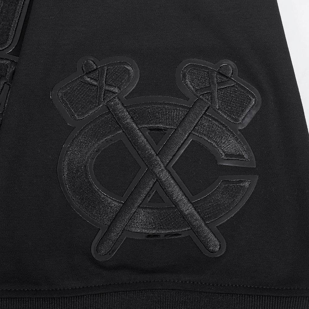 NHL CHICAGO BLACKHAWKS CLASSIC TRIPLE BLACK MEN'S DK TEE (TRIPLE BLACK) - Image 8