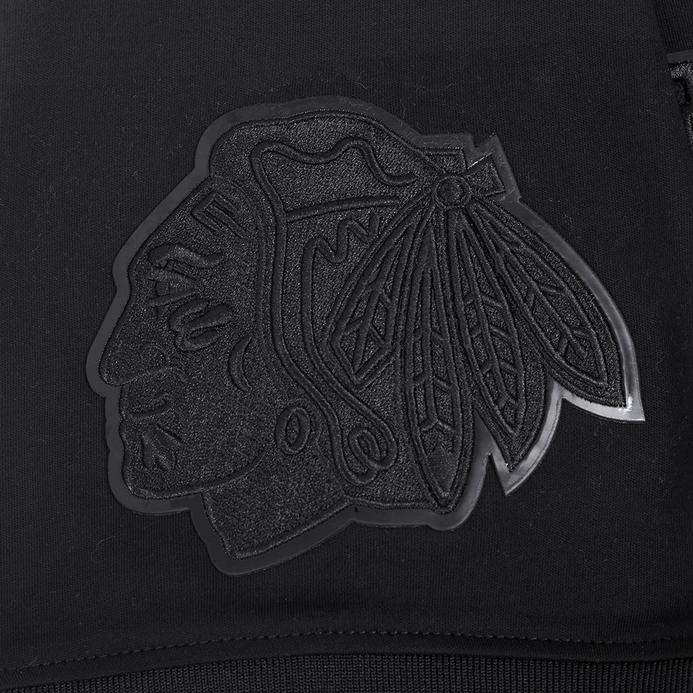 NHL CHICAGO BLACKHAWKS CLASSIC TRIPLE BLACK MEN'S DK TEE (TRIPLE BLACK) - Image 9