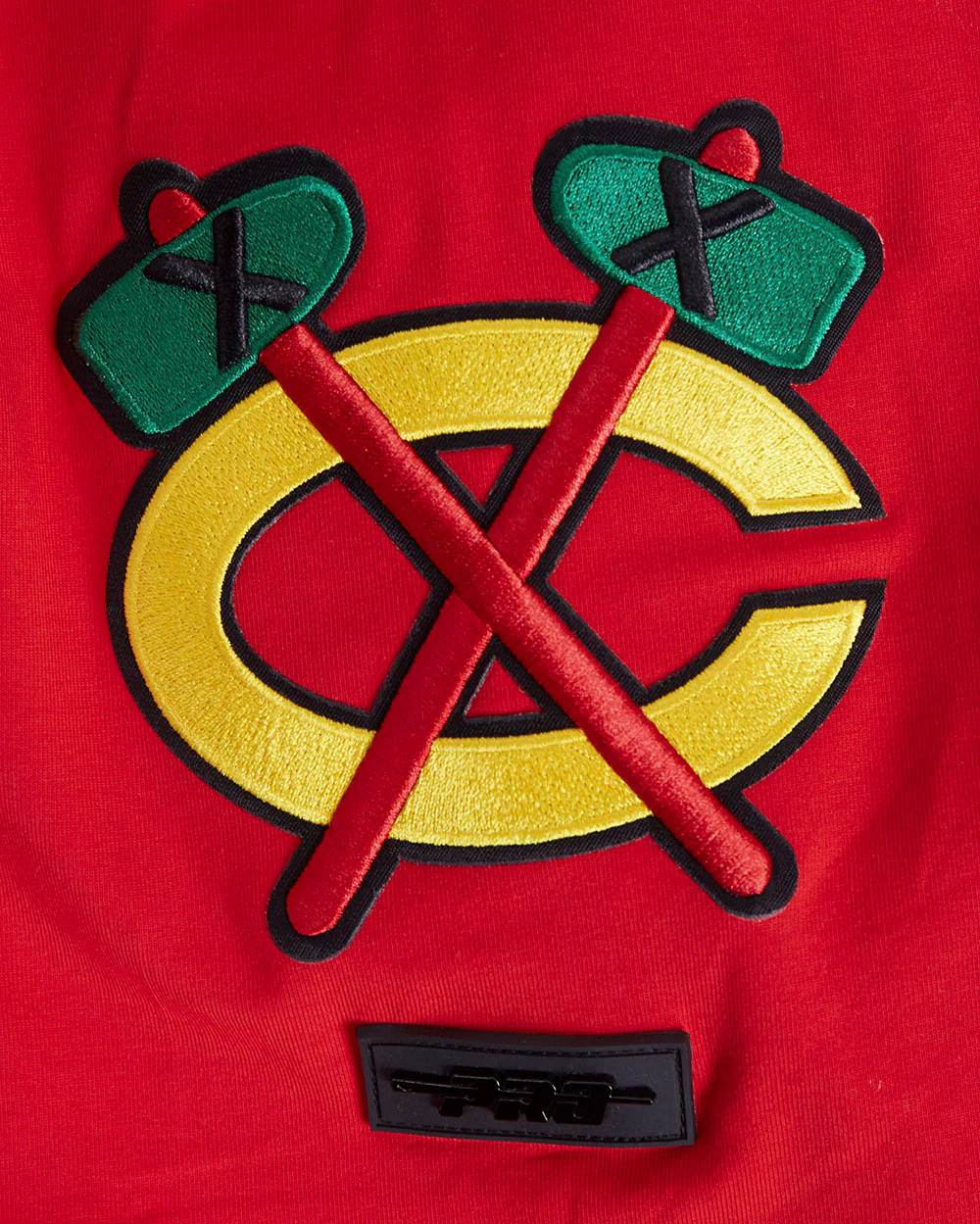 NHL CHICAGO BLACKHAWKS SCRIPT TAIL MEN'S   TEE (RED) - Image 5