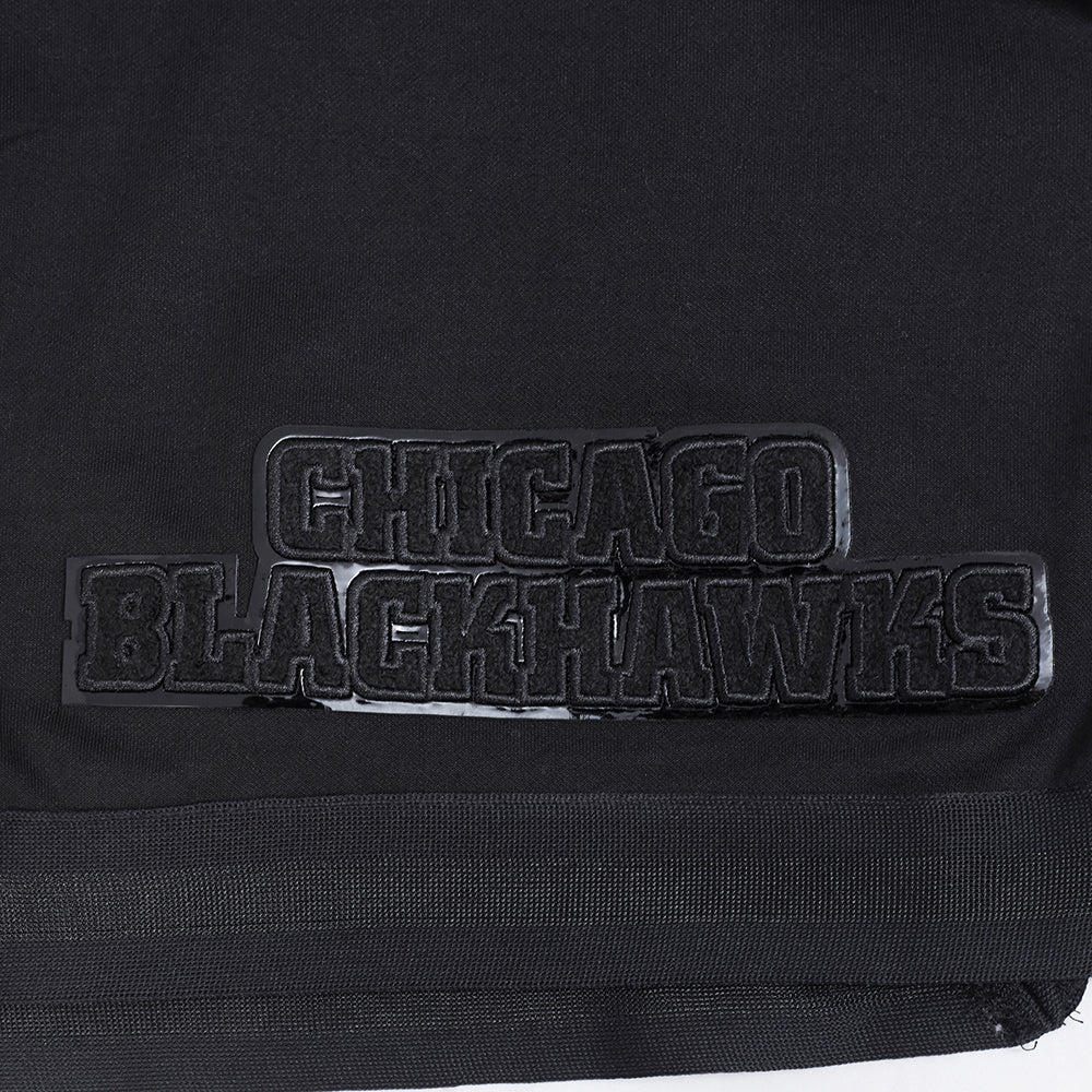 NHL CHICAGO BLACKHAWKS CLASSIC TRIPLE BLACK MEN'S DK SHORT (TRIPLE BLACK) - Image 8
