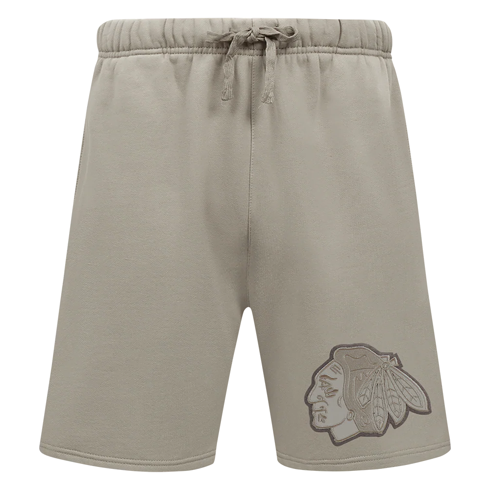 NHL CHICAGO BLACKHAWKS NEUTRAL MEN'S SHORT (TAUPE) - Image 2