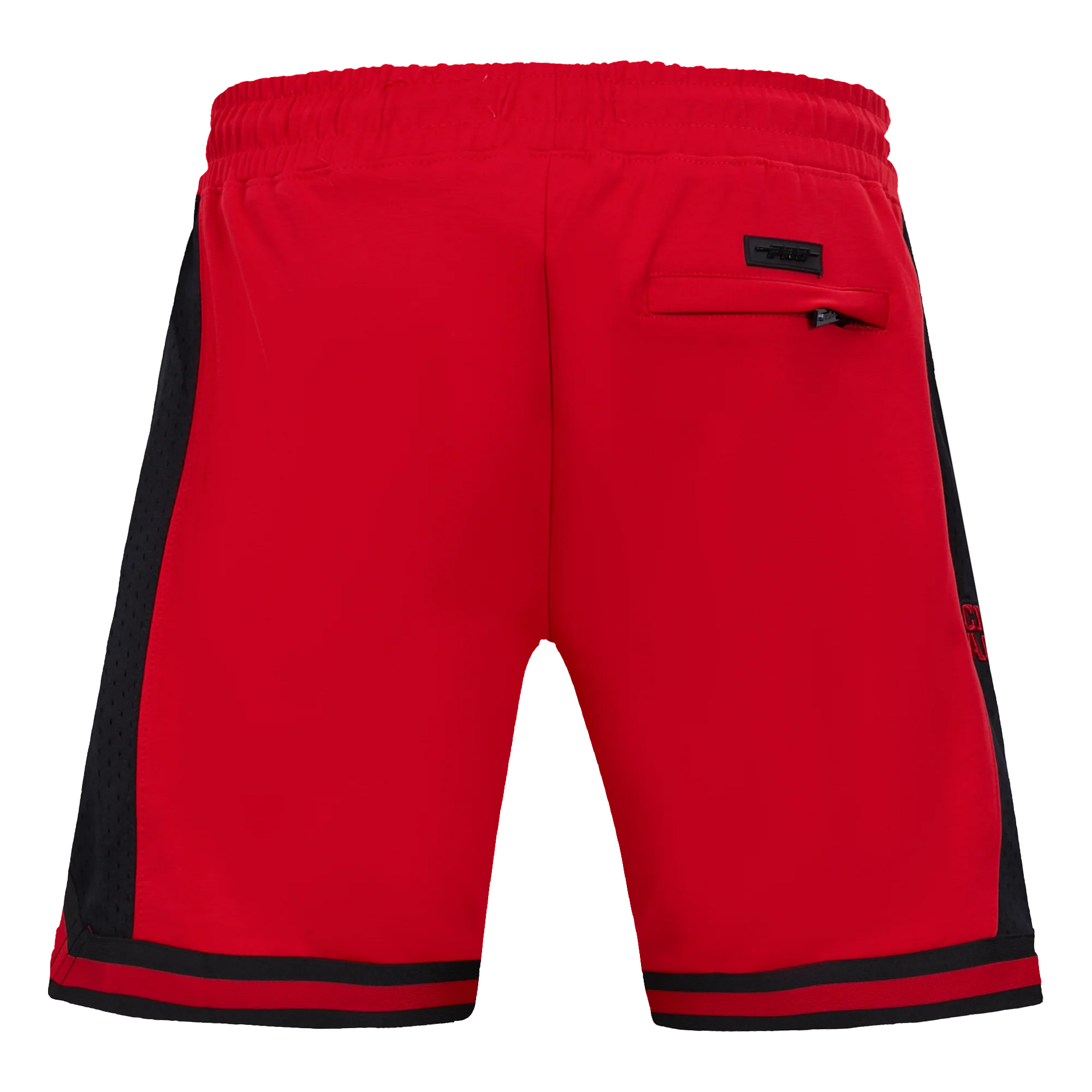 NHL CHICAGO BLACKHAWKS SCRIPT TAIL MEN'S DOUBLE KNIT 2.0 SHORT (RED/BLACK) - Image 4