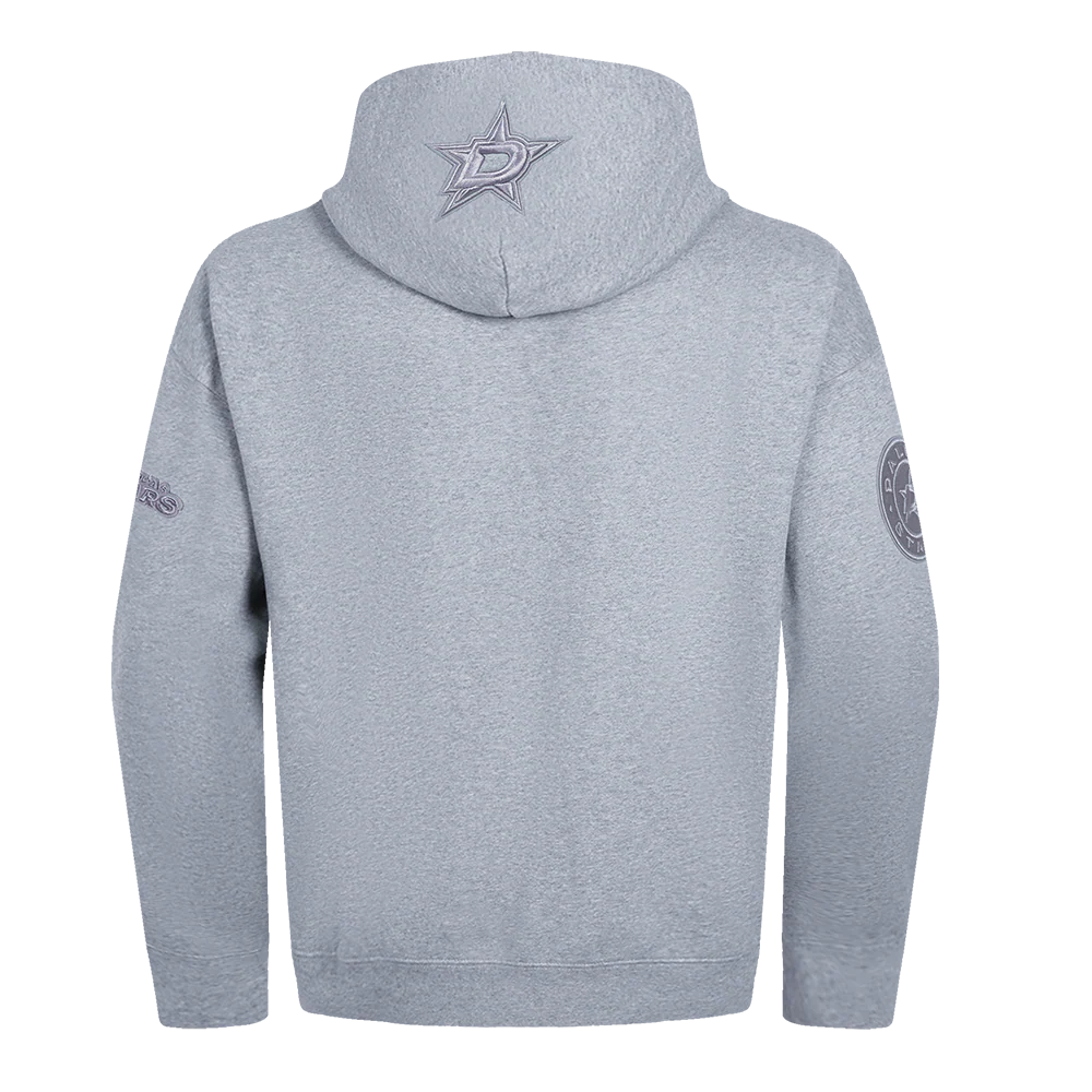 NHL CHICAGO BLACKHAWKS NEUTRAL MEN'S DROP SHOULDER PULLOVER HOODIE (DARK HEATHER GRAY) - Image 3