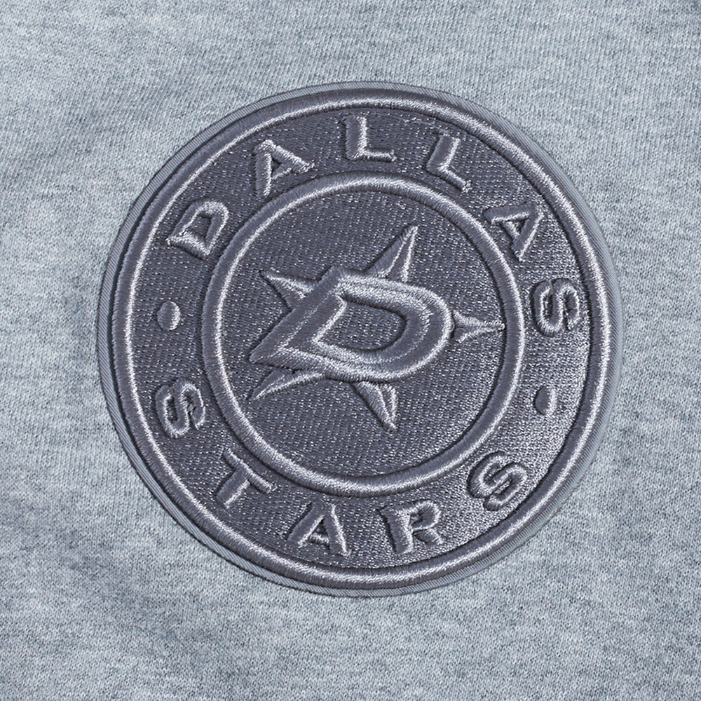 NHL CHICAGO BLACKHAWKS NEUTRAL MEN'S DROP SHOULDER PULLOVER HOODIE (DARK HEATHER GRAY) - Image 6