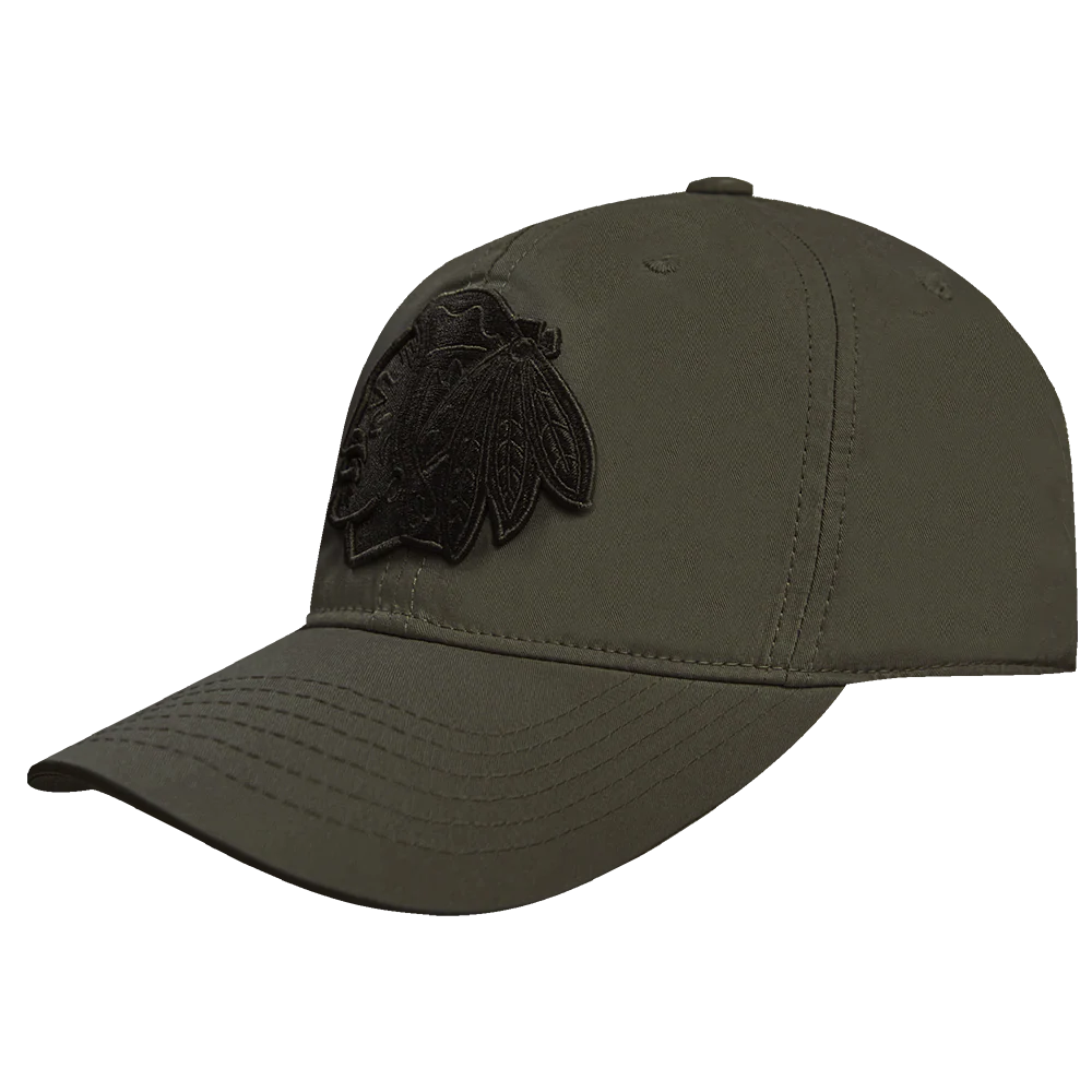 NHL CHICAGO BLACKHAWKS NEUTRAL DAD HAT (DARK TAUPE) - Image 3