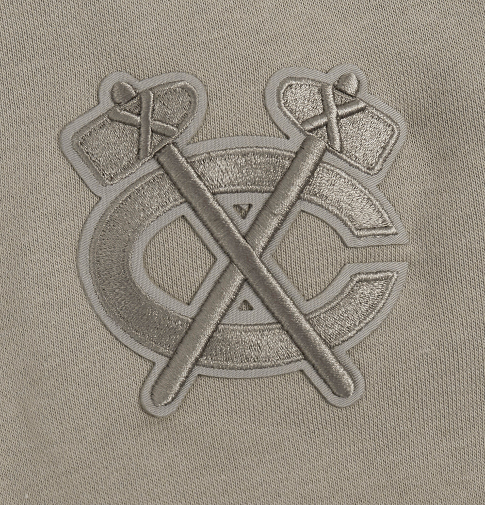 NHL CHICAGO BLACKHAWKS NEUTRAL WOMEN'S CREWNECK (TAUPE) - Image 5