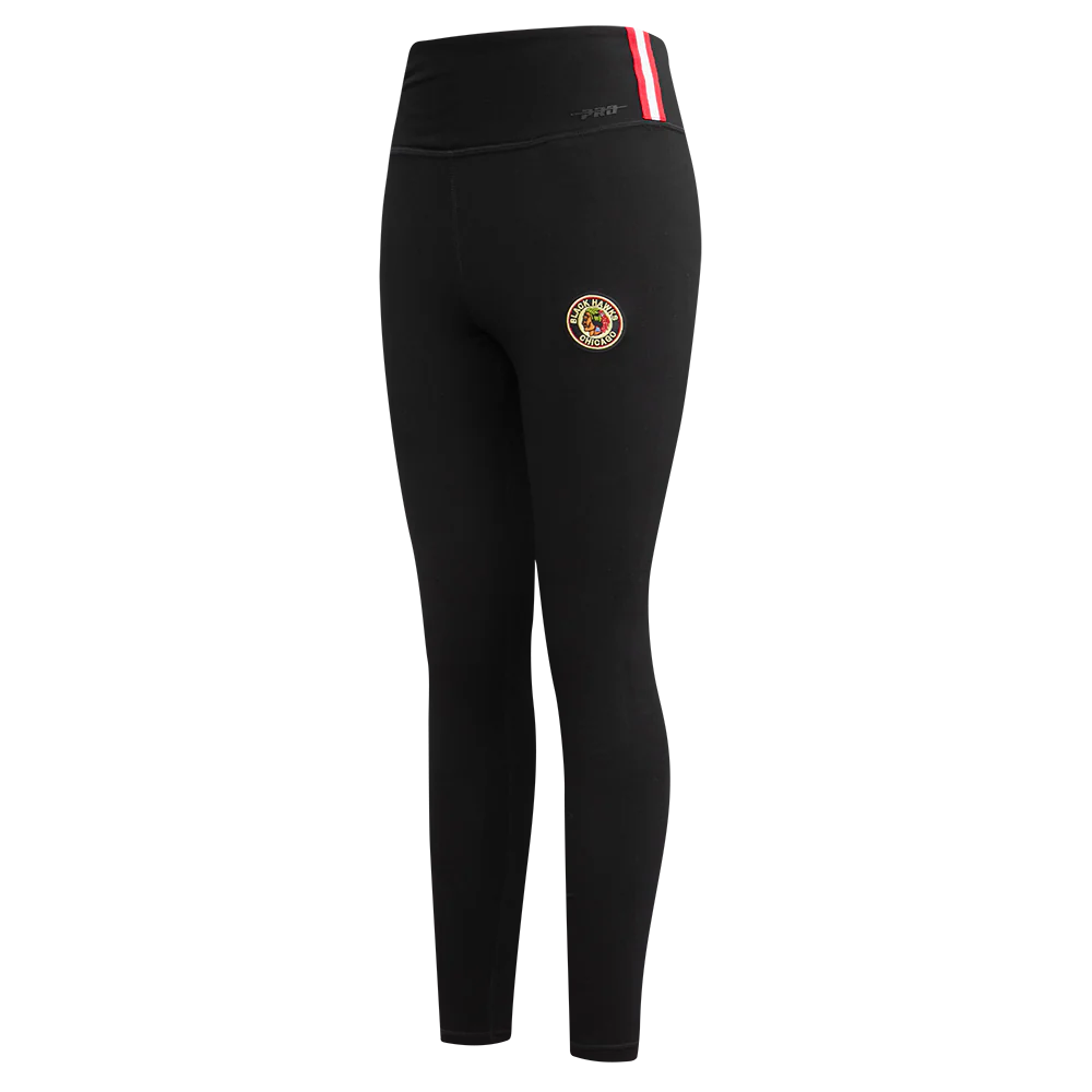 NHL CHICAGO BLACKHAWKS RETRO CLASSIC WOMEN'S JERSEY LEGGING (BLACK)