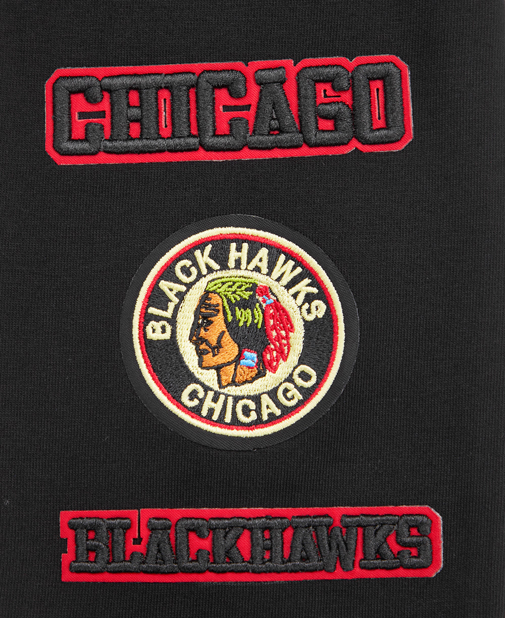 NHL CHICAGO BLACKHAWKS RETRO CLASSIC WOMEN'S JERSEY LEGGING (BLACK) - Image 5