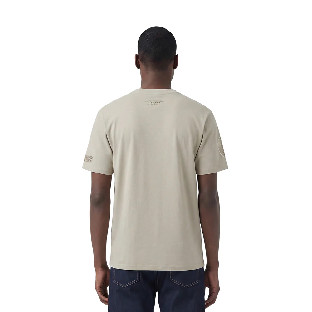 NHL CALGARY FLAMES NEUTRAL MEN'S CJ DROP SHOULDER TEE (TAUPE) - Image 2