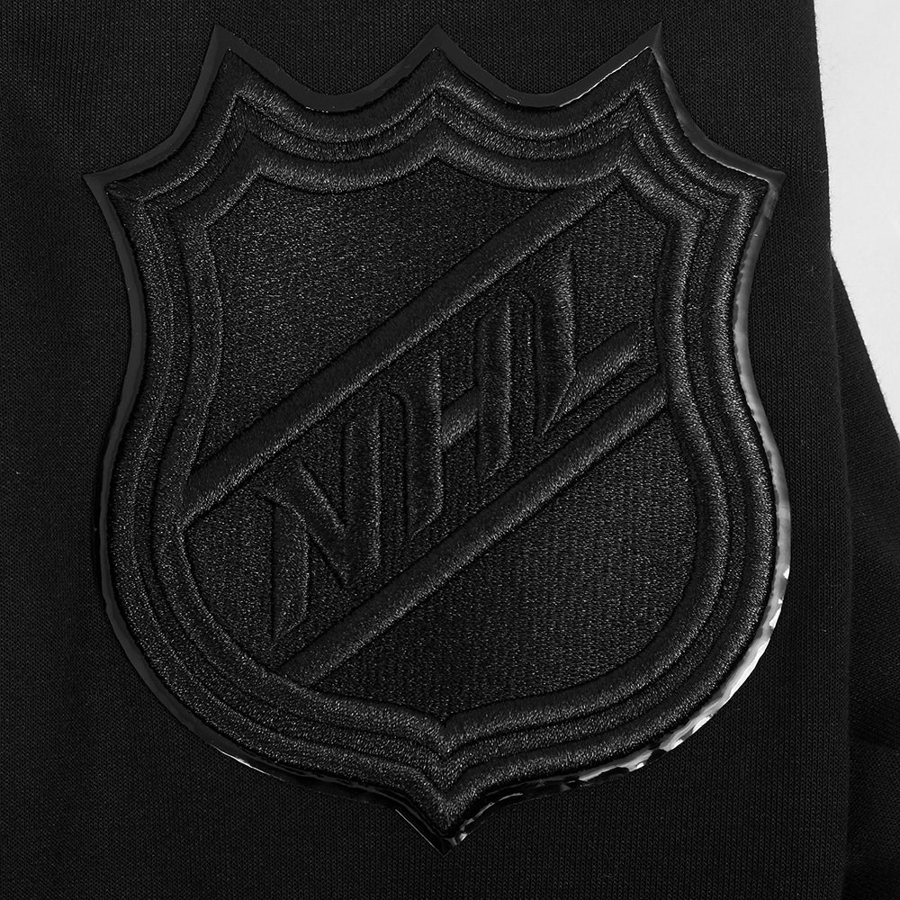 NHL CALGARY FLAMES CLASSIC TRIPLE BLACK MEN'S FZ DK PO HOODIE (TRIPLE BLACK) - Image 8