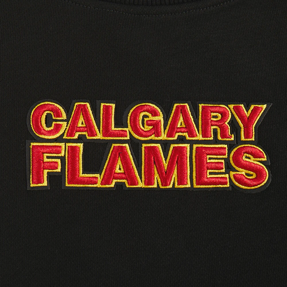 NHL CALGARY FLAMES WINGSPAN WOMEN'S FLC CREWNECK (BLACK) - Image 12