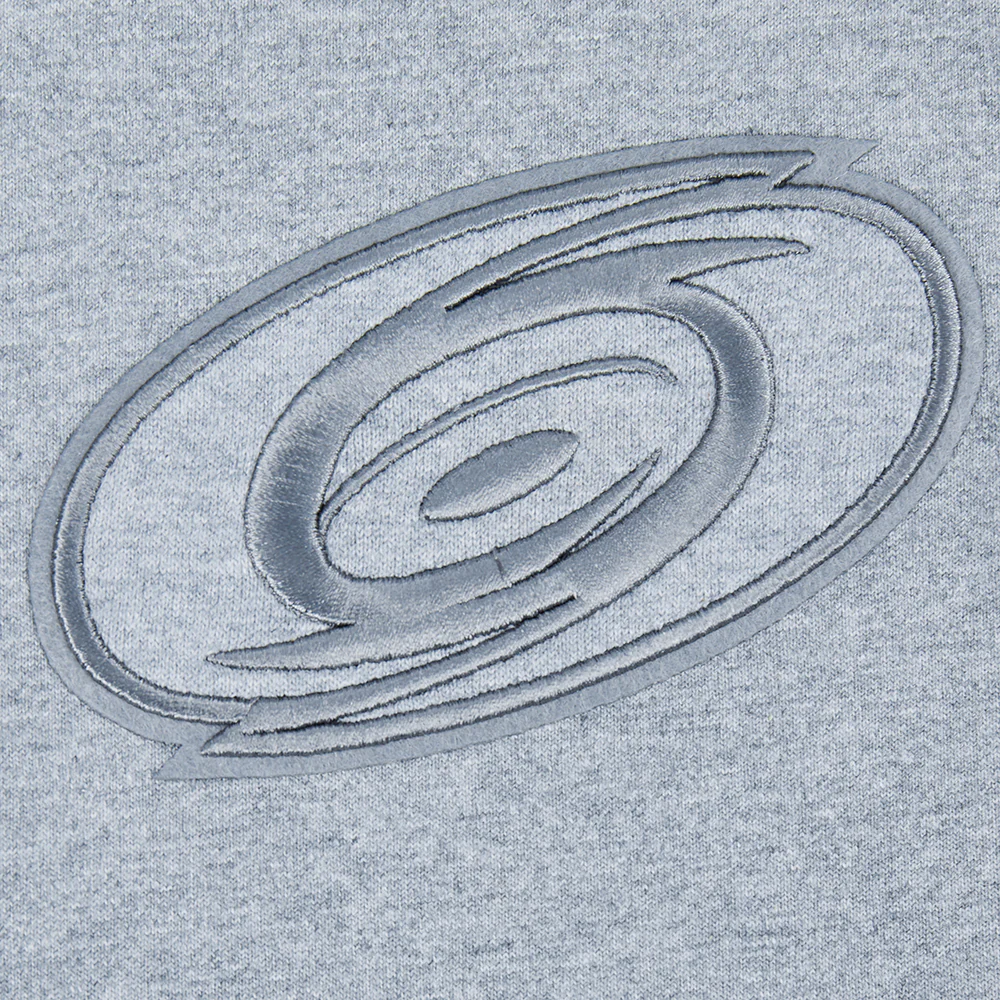 NHL CAROLINA HURRICANES NEUTRAL MEN'S DROP SHOULDER TEE (DARK HEATHER GRAY) - Image 5