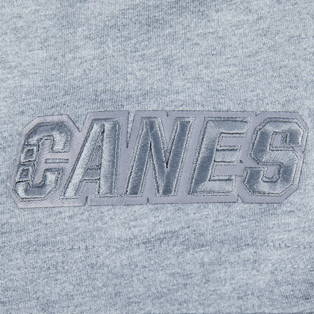 NHL CAROLINA HURRICANES NEUTRAL MEN'S DROP SHOULDER TEE (DARK HEATHER GRAY) - Image 7