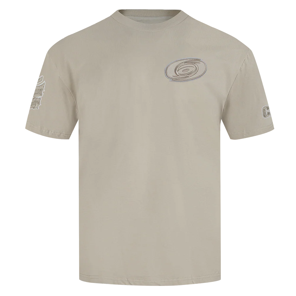 NHL CAROLINA HURRICANES NEUTRAL MEN'S DROP SHOULDER TEE (TAUPE)