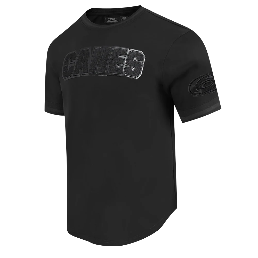 NHL CAROLINA HURRICANES TRIPLE BLACK MEN'S DK TEE (TRIPLE BLACK) - Image 4