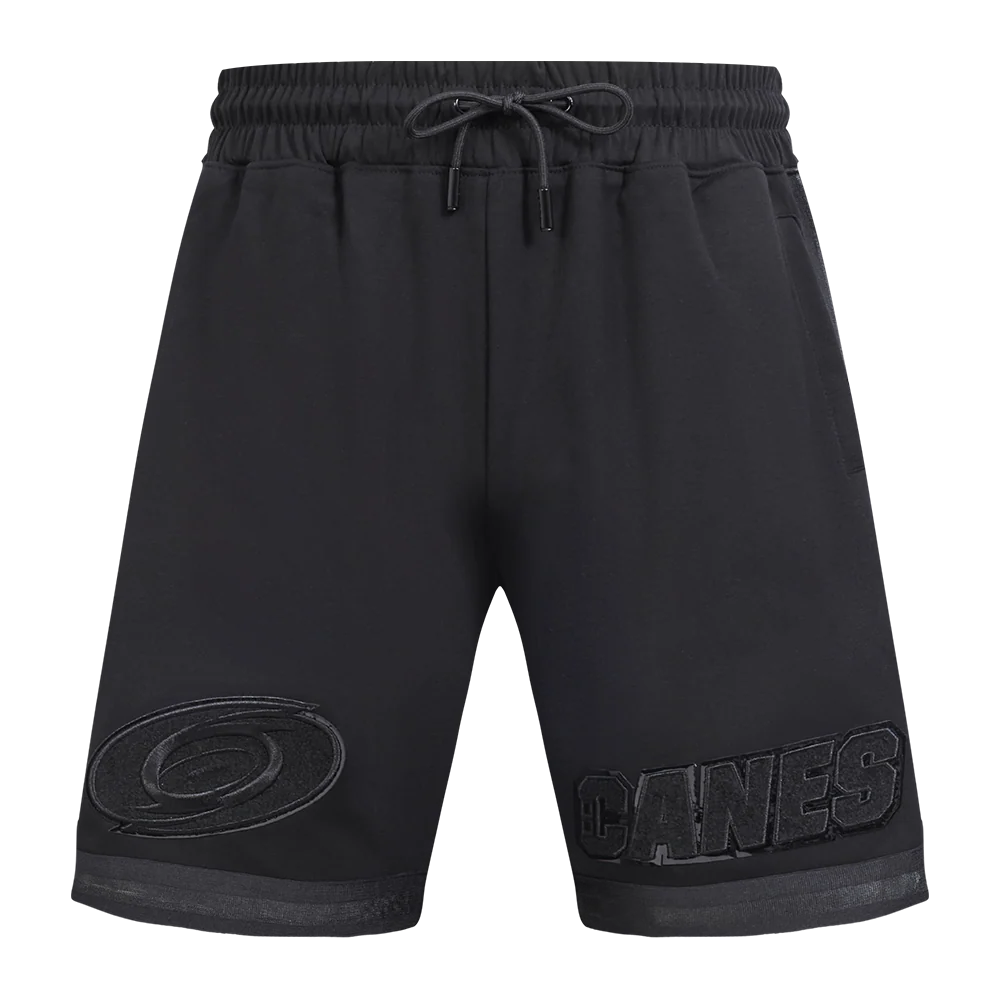 NHL CAROLINA HURRICANES TRIPLE BLACK MEN'S DK SHORT (TRIPLE BLACK) - Image 4