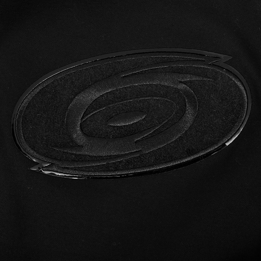 NHL CAROLINA HURRICANES TRIPLE BLACK MEN'S DK FZ PO HOODIE (TRIPLE BLACK) - Image 9