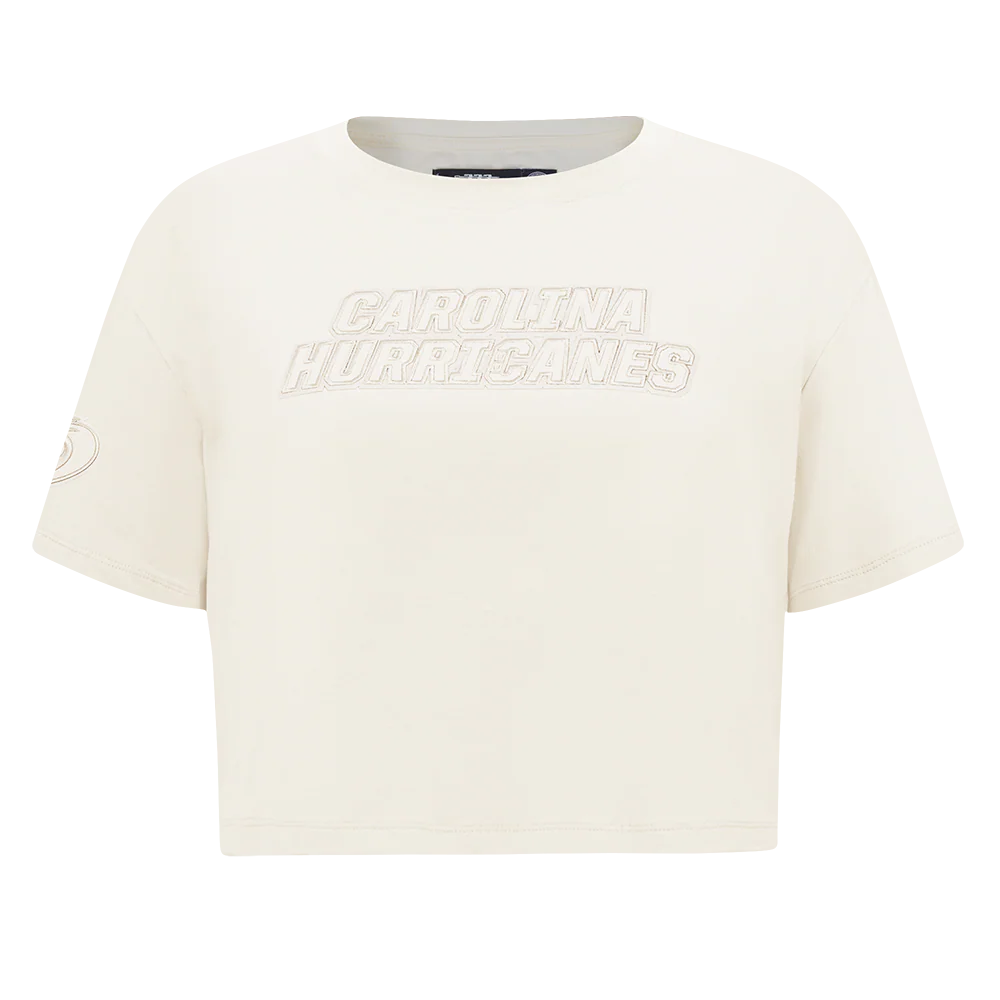 NHL CAROLINA HURRICANES NEUTRAL WOMEN'S BOXY TEE (EGGSHELL)