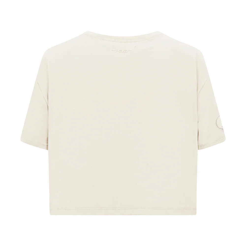 NHL CAROLINA HURRICANES NEUTRAL WOMEN'S BOXY TEE (EGGSHELL) - Image 3