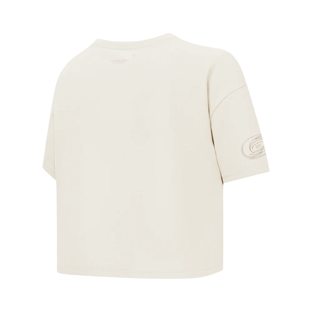 NHL CAROLINA HURRICANES NEUTRAL WOMEN'S BOXY TEE (EGGSHELL) - Image 4