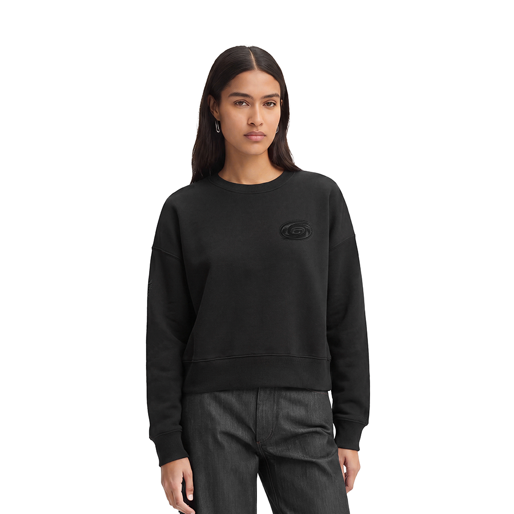 NHL CAROLINA HURRICANES NEUTRAL WOMEN'S CREWNECK (BLACK)